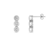 Ohrringe Idee Preziose dal 1987 Dame in Weißgold Diamante IP.OK18B/10D